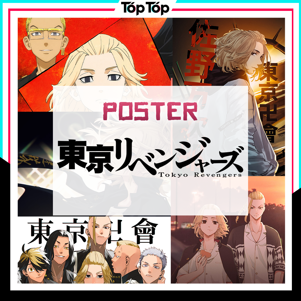 Poster A3 Tokyo Revengers cực xịn , tranh dán tường anime decor treo tường TKO