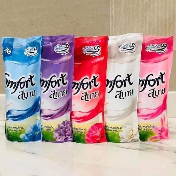 Túi Nước Xã đồ Comfort Thái 580ml - Mùi hương tươi mát dễ chịu