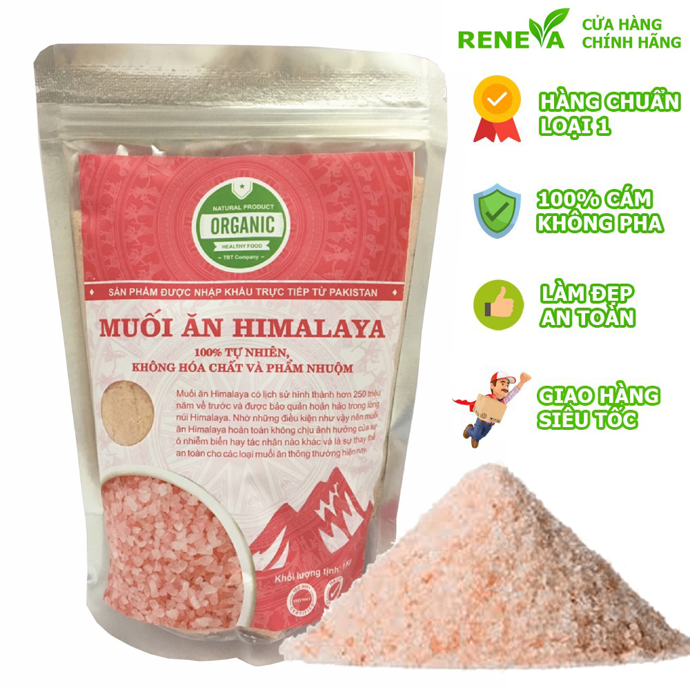 Muối Hồng Himalaya - Muối Ăn Dạng Mịn, Nhiều Công Dụng Tốt Cho Sức Khỏe, Làm Đẹp Hiệu Quả - Giảm Giá 50% [500g]