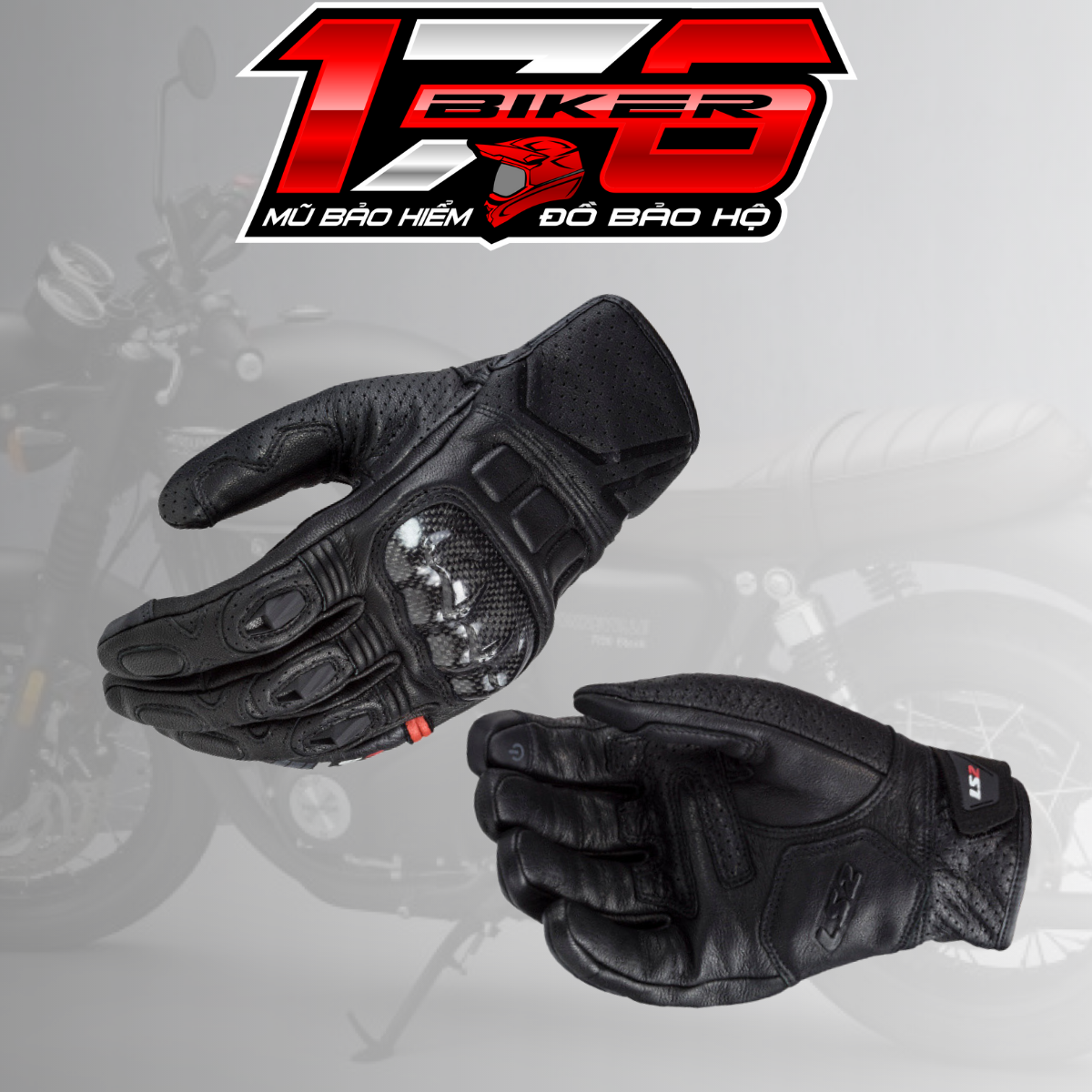 Găng tay xe máy & moto LS2 Spark Man chính hãng cao cấp - BIKER 176 - Mũ bảo hiểm & Dầu nhớt Vũng Tàu