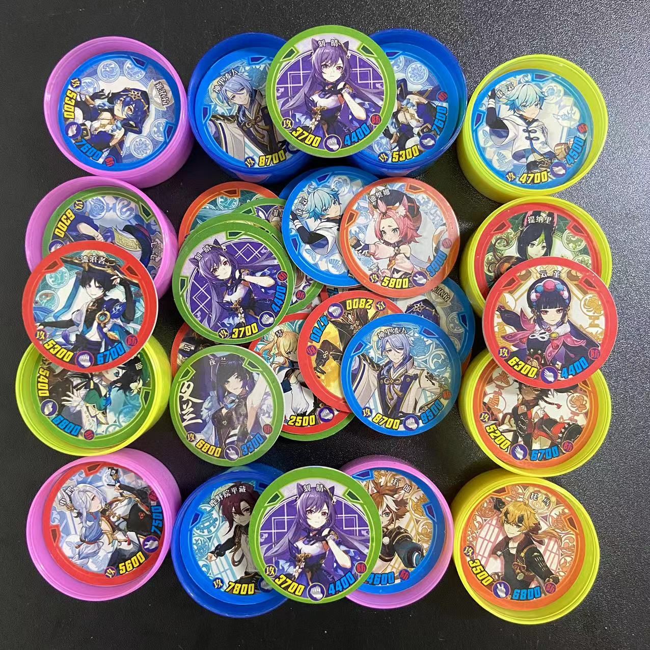 Genshin Impact Battle Cards Super Thickening Version 135 Cards In Total Gifts For Boys And Girls Games Cards Battle Cards Genshin Impact Character Cards