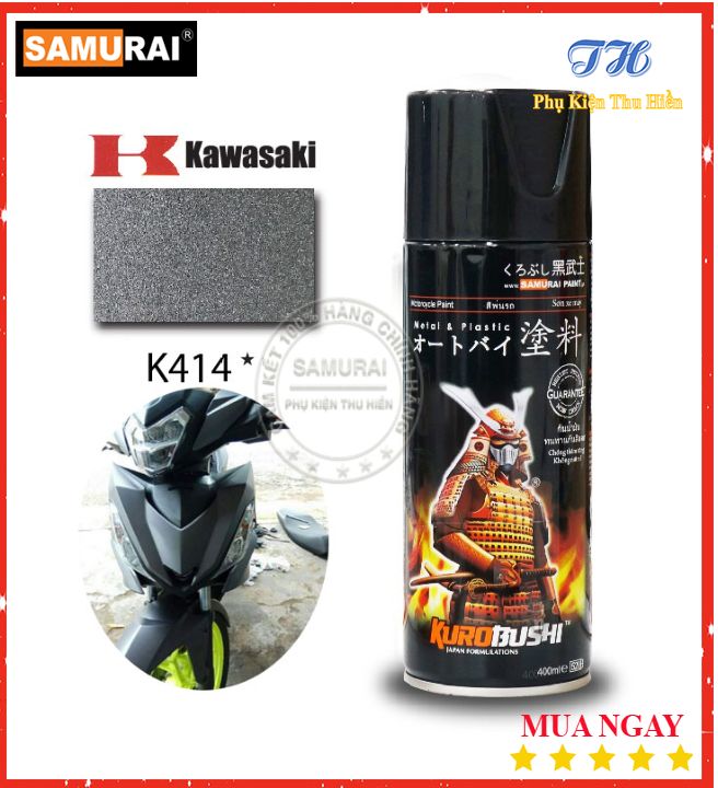 [HCM]Sơn Xịt Samurai Màu Xám Lông Chuột - Mã K414