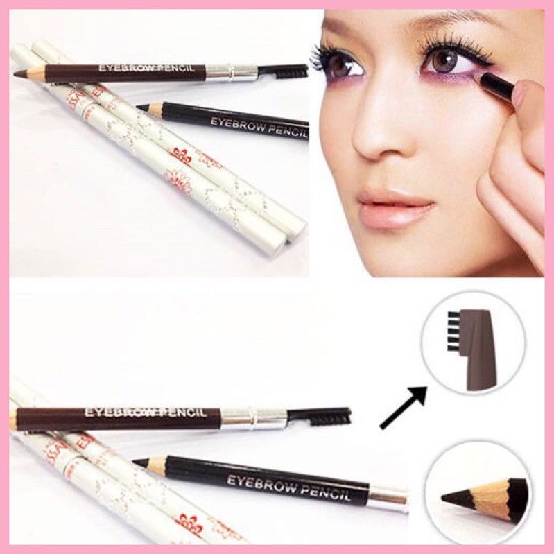 Chì kẻ viền mắt và chân mày 2 trong 1 essance