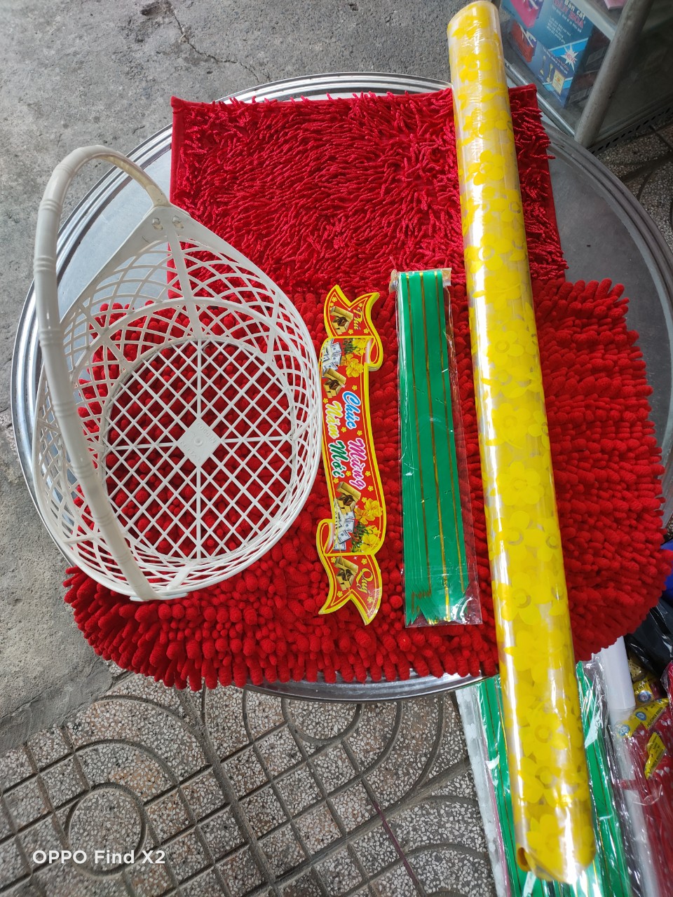 (Combo) Giỏ gói quà tết phụ kiện đầy đủ