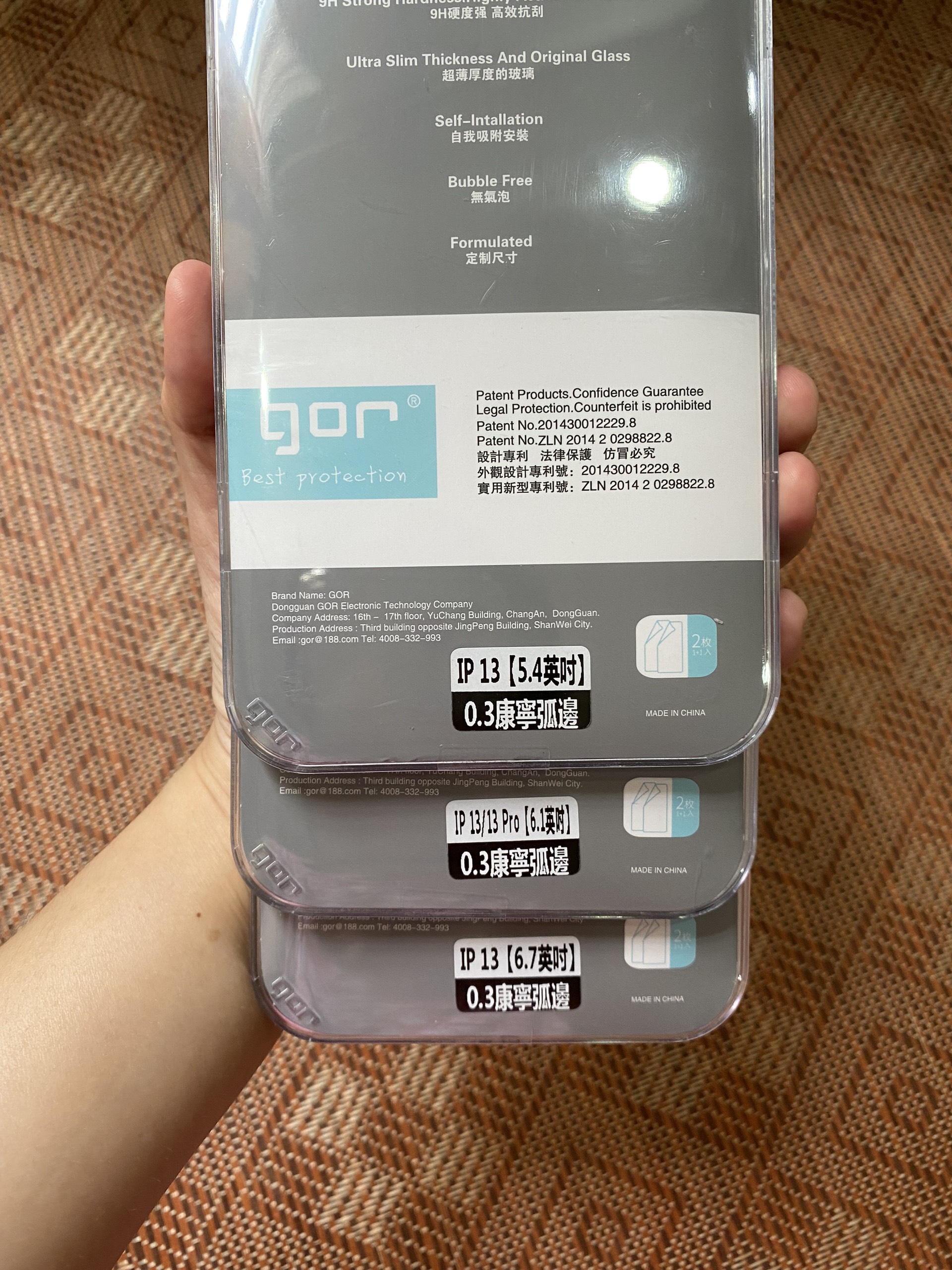 Kính cường lực GOR Iphone 13 mini / 13 / 13 Pro / 13 Pro Max