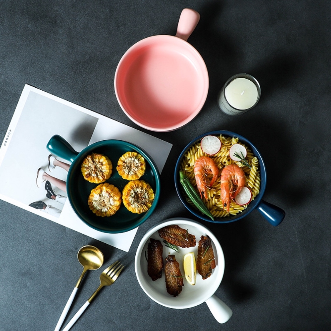 Thố sứ phong cách Bắc Âu