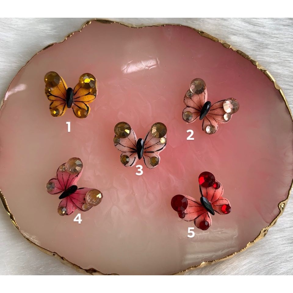 Bướm bột trang trí nail cực đẹp