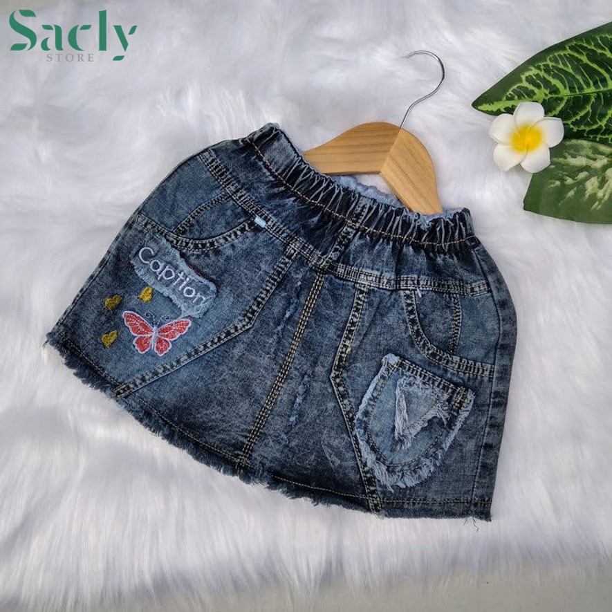 Quần giả váy Jean cho bé gái từ 18kg - 28kg