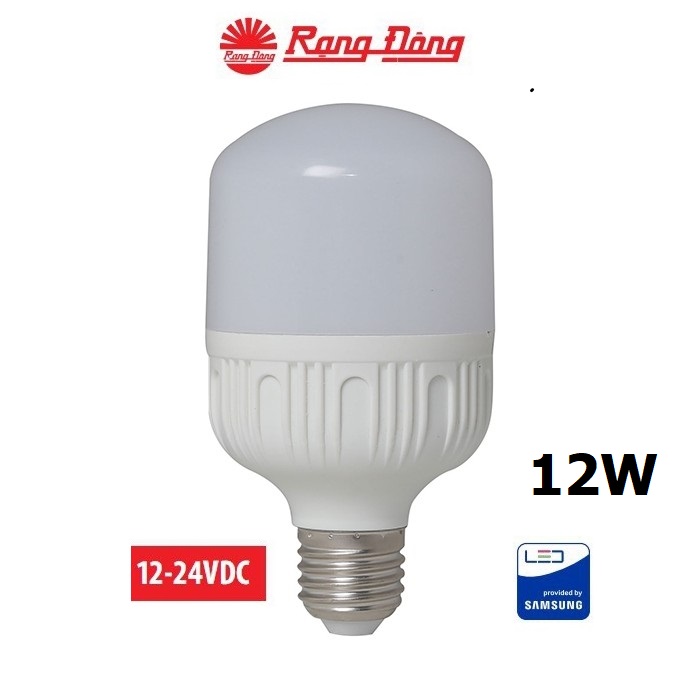 Bóng đèn 12V - 24V LED 7W / 9W / 12W / 30W Rạng Đông có kẹp, chipled Samsung