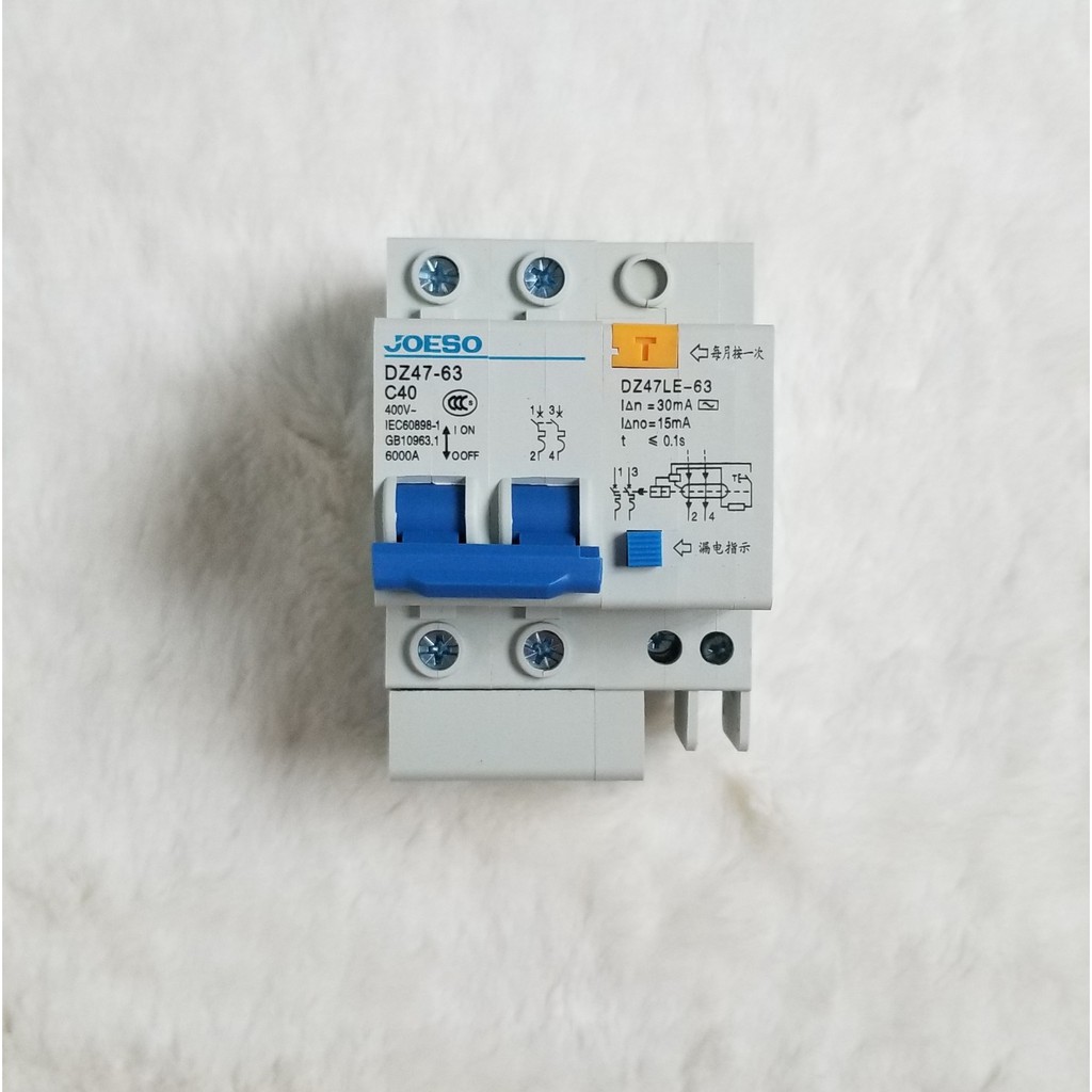 aptomat chống giật 2 pha 16A-32A-63A