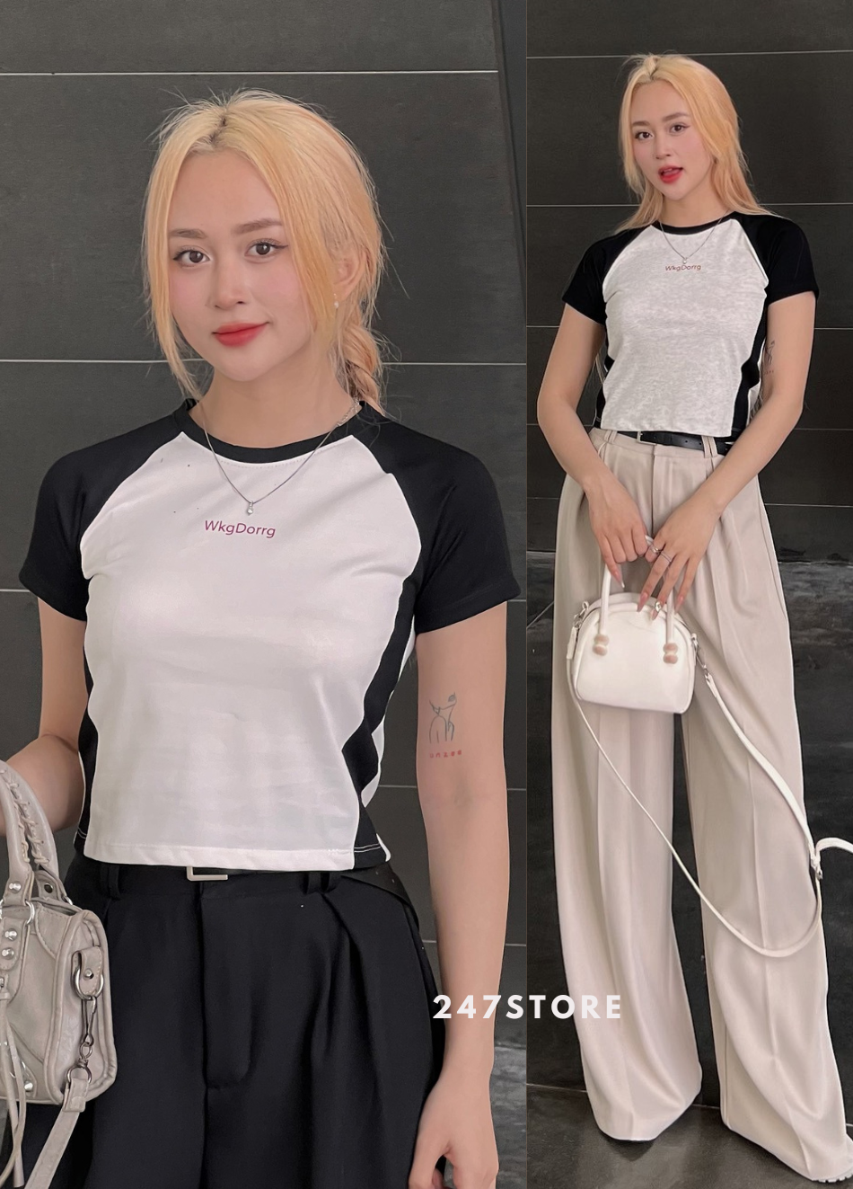 Áo thun babytee phối màu - 247storefashion - aobabytee165_p5k1