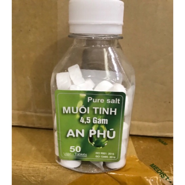Muối tinh Nacl pha xúc miệng (lọ 50 viên ), cam kết hàng đúng mô tả, chất lượng đảm bảo an toàn đến sức khỏe người sử dụng, đa dạng mẫu mã, màu sắc, kích cỡ