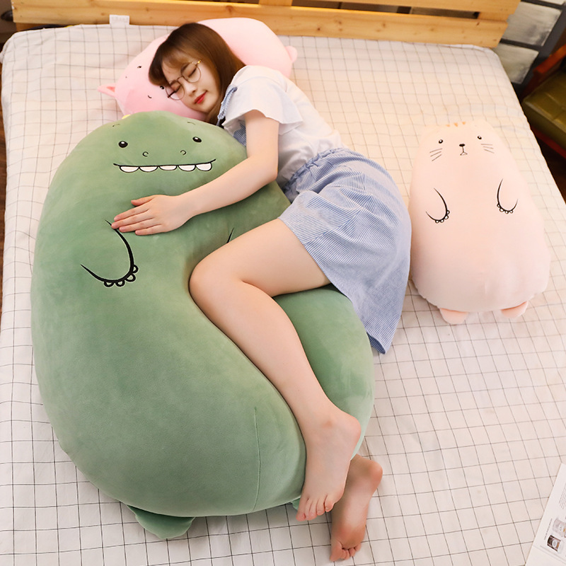 Gấu Bông Gối Ôm Búp Bê Khủng Long Heo Ú