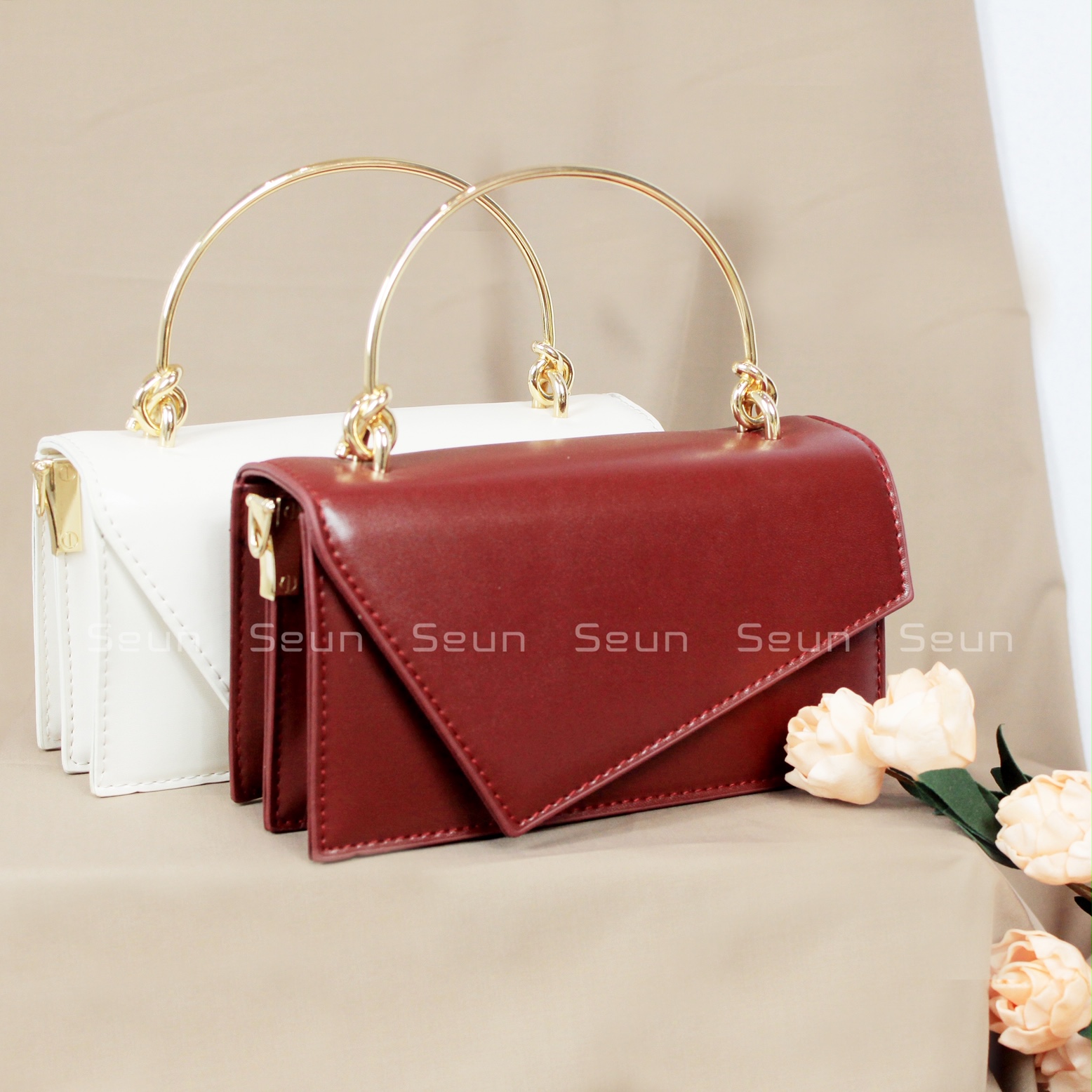 Túi Xách Nữ Thời Trang Hàn Quốc SEUN - Túi Đeo Chéo Nữ Dây Xích Size Nhỏ Dự Tiệc Sang Chảnh Katebag