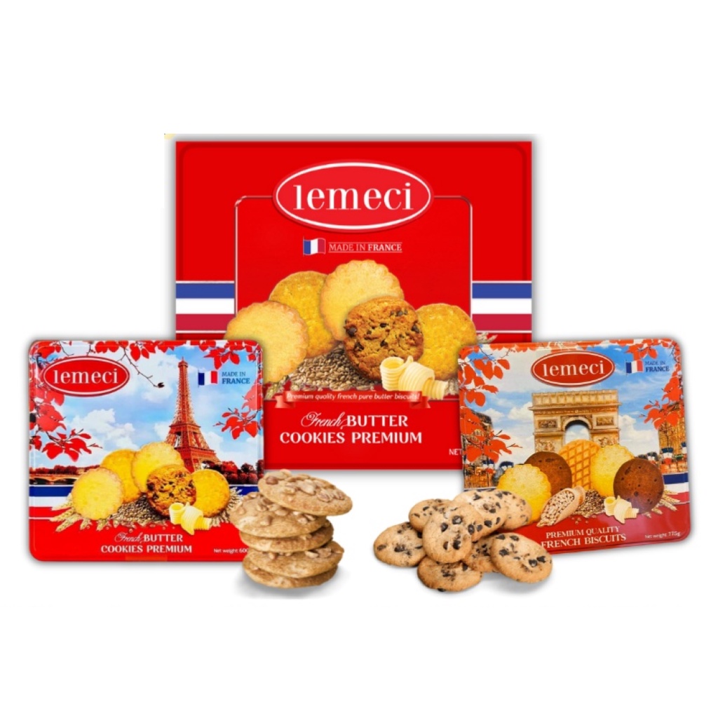 Bánh Quy Tổng Hợp, Lemeci French Biscuits Premium Quality 775g
