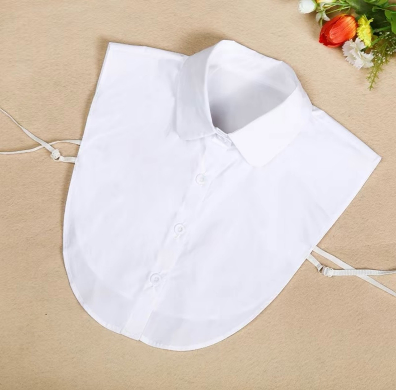 Cổ áo sơ mi vải phụ kiện thời trang tiện lợi