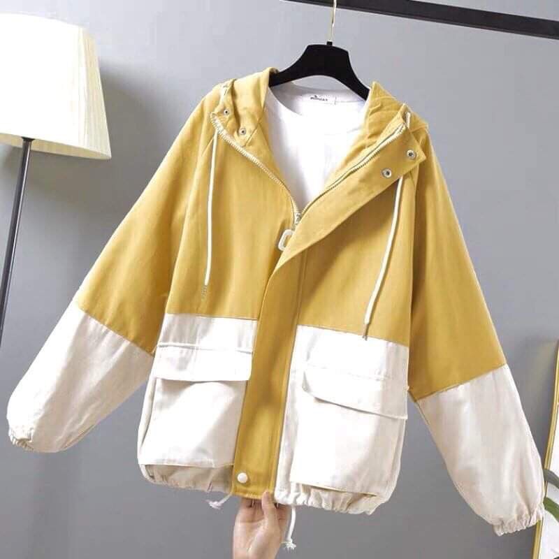 Áo khoác kaki nữ form rộng thời trang cao cấp binstore94 v353