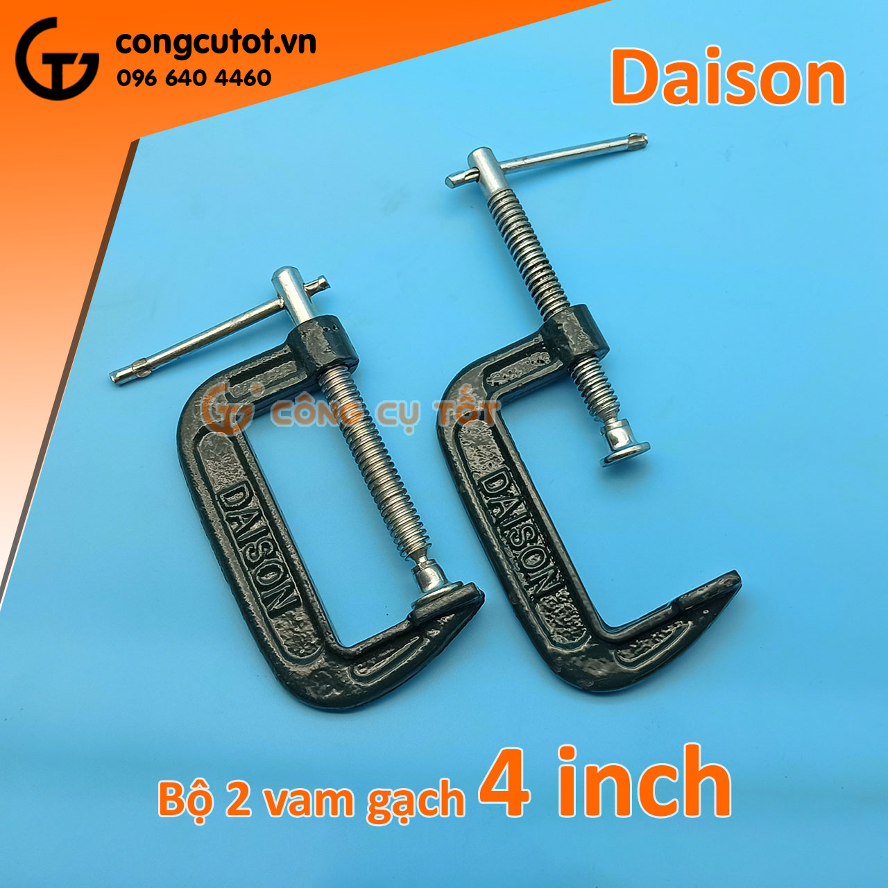 Bộ 2 chiếc Vam chữ C - Cảo chữ C DAISON
