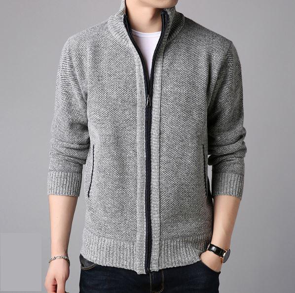Áo Khoác Len Cardigan Nam cao cấp dáng ôm ấm áp phong cách lịch lãm