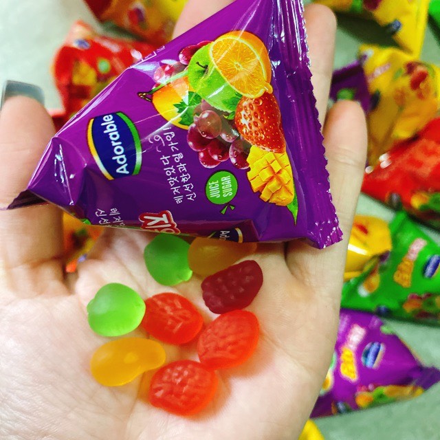 [Hoàn tiền 10%] Kẹo Dẻo Trái Cây gói to 360gr