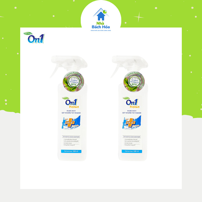 Nước rửa tay On1 sát khuẩn nhanh dạng dung dịch xịt khuẩn tay
