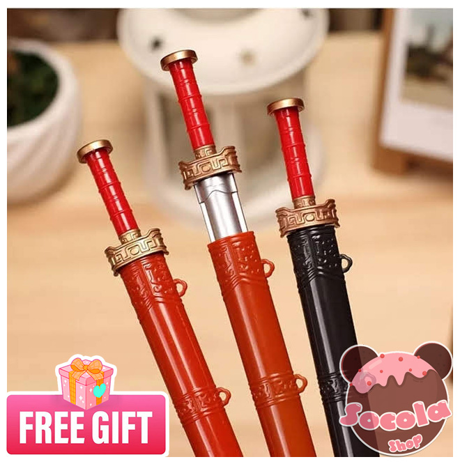 [HCM]Combo 2 bút hình Trấn Trạch Thất Tinh Kiếm 2 màu như hình