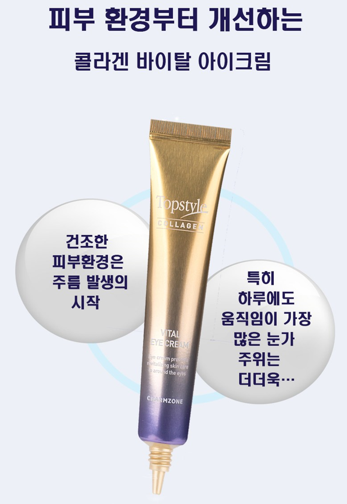 Kem dưỡng mắt Collagen Vital Eye Cream Charmzone 30ml