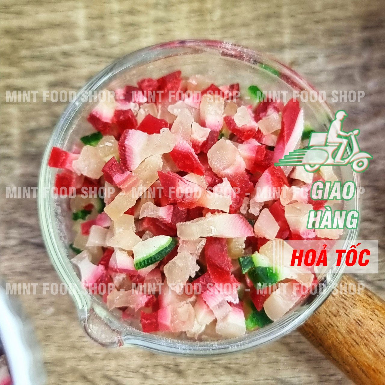 Hạt lựu khô 3 màu túi 500gram