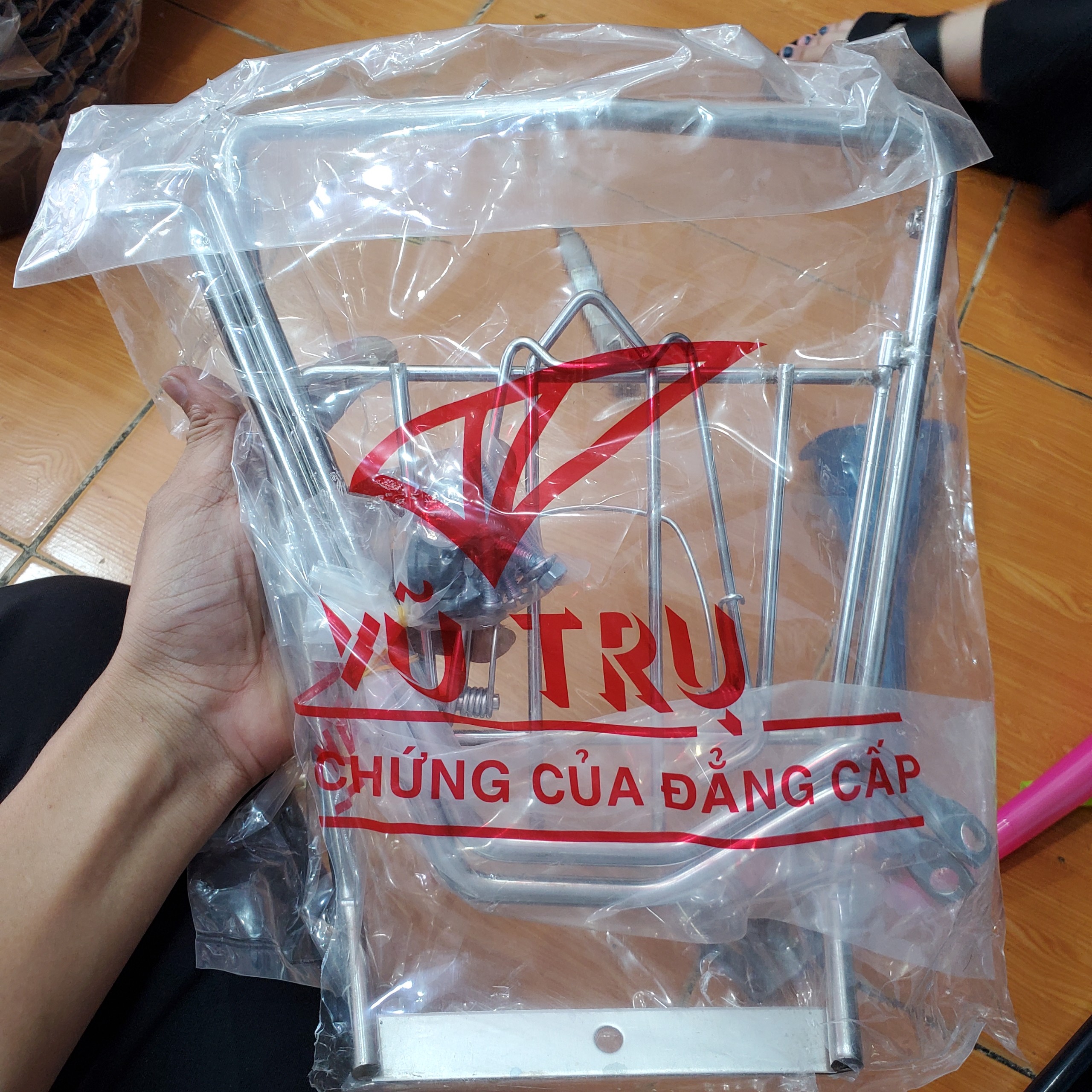 Baga xe pcx inox 10li mạ titan, pcx 2014, pcx 2018, pcx 2021