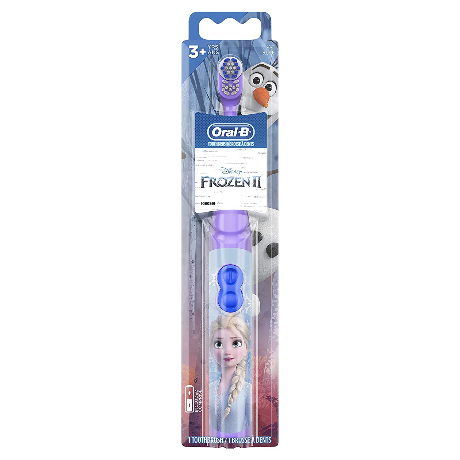 Bàn chải Oral-B dùng Pin (có sẵn) cho bé từ 3 tuổi hàng nội địa Mỹ