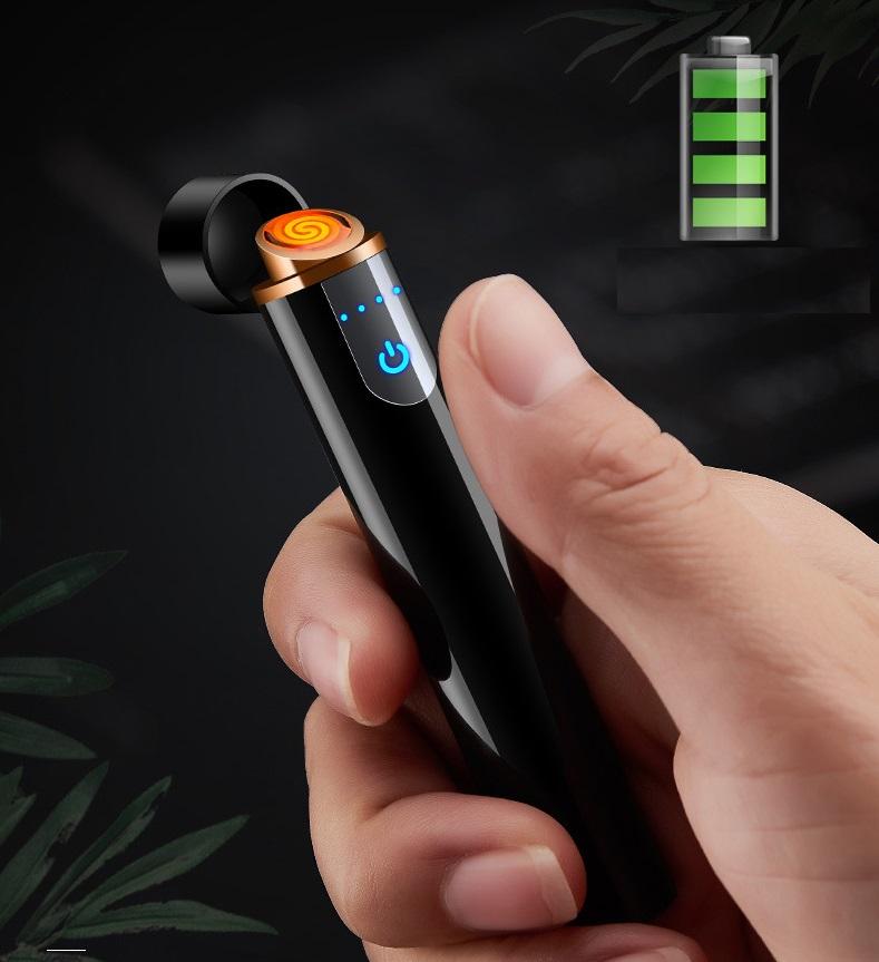 Bật Lửa Điện Hồng Ngoại Lighter ZC113 Cảm Ứng Nguồn Kiểu Điếu Thuốc