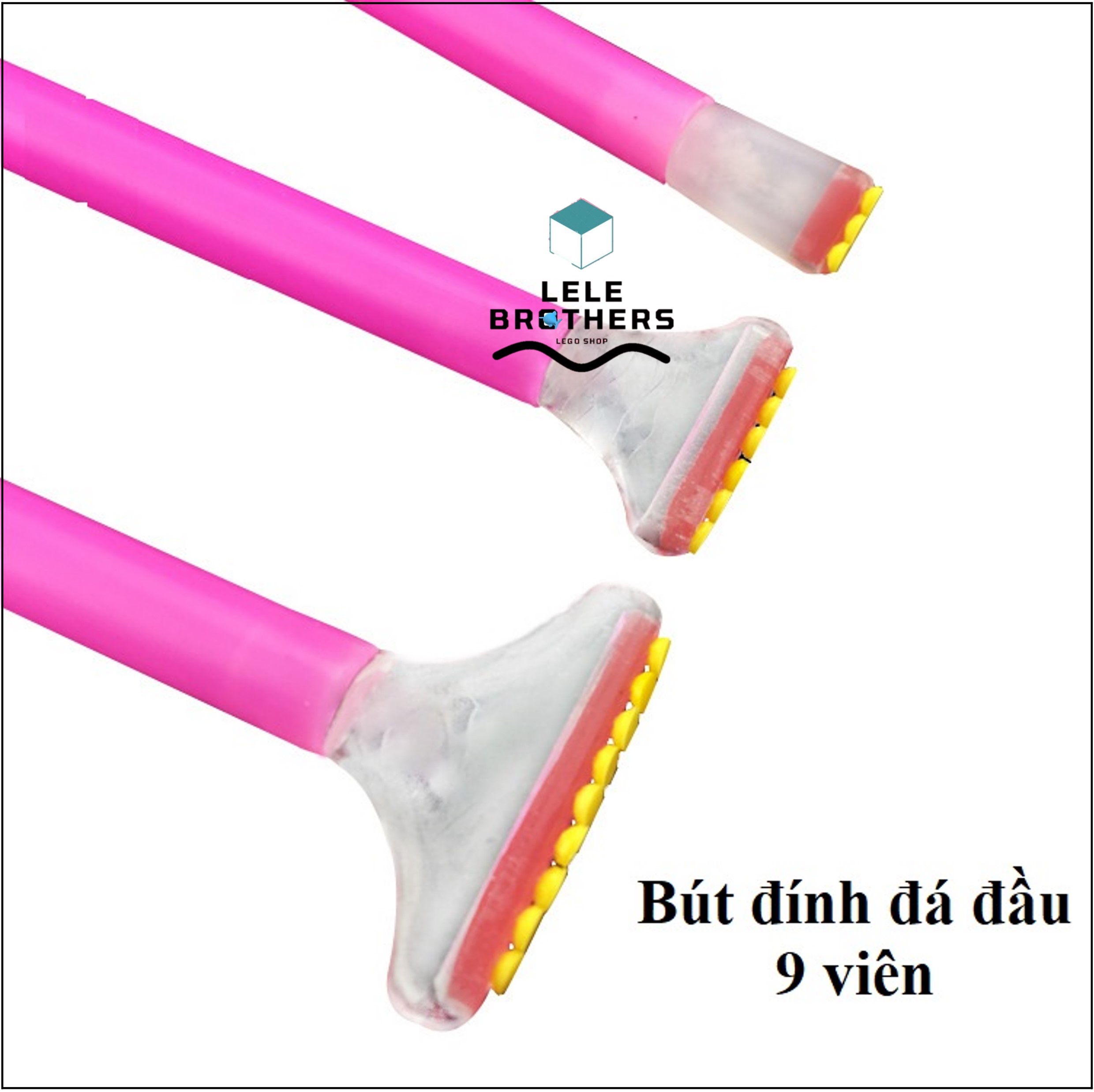 Bút gắn tranh đính đá đầu 9 viên Hỗ Trợ Làm Tranh Đính Đá