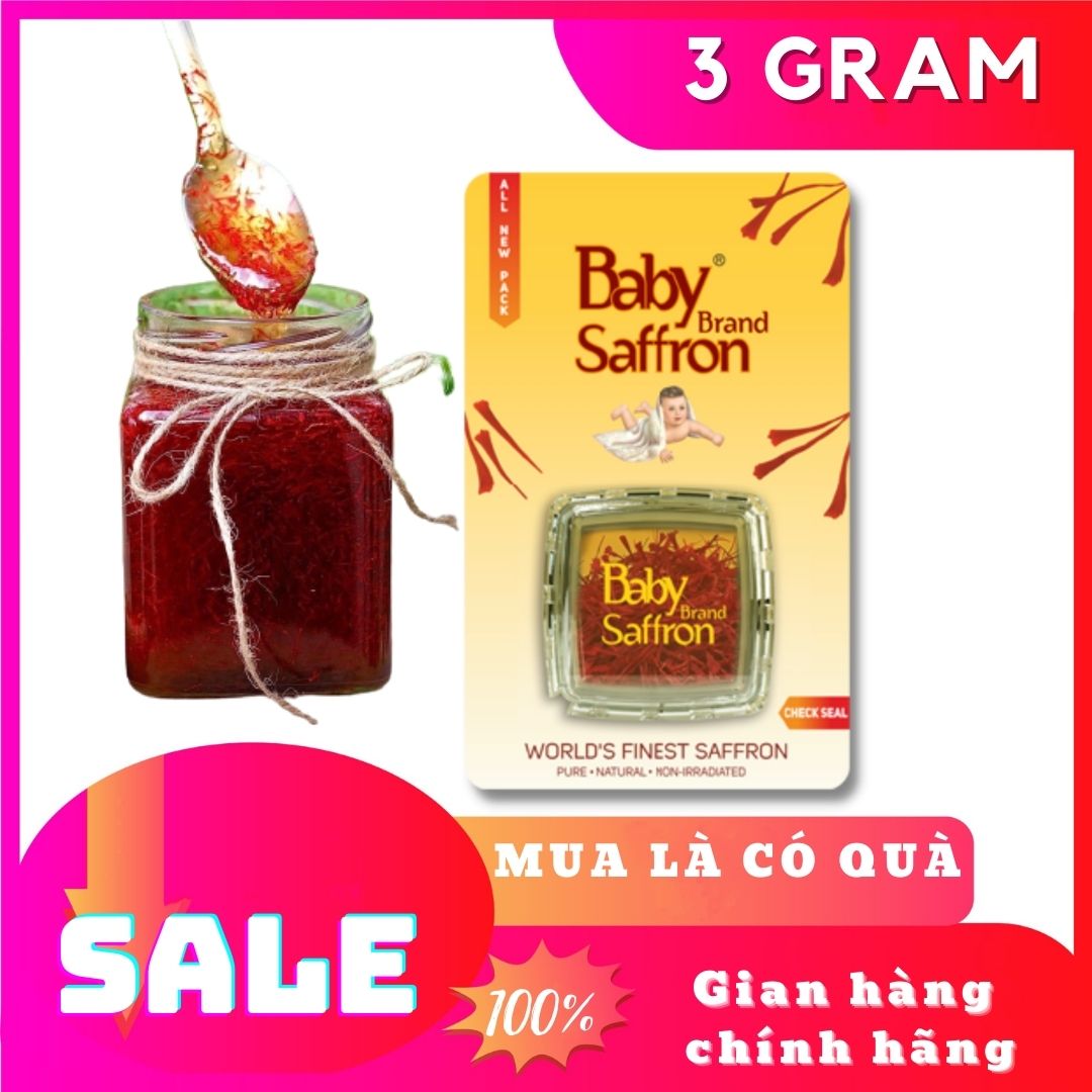 Saffron ngâm mật ong nhuỵ Hoa Nghệ Tây Baby Safron chính hãng