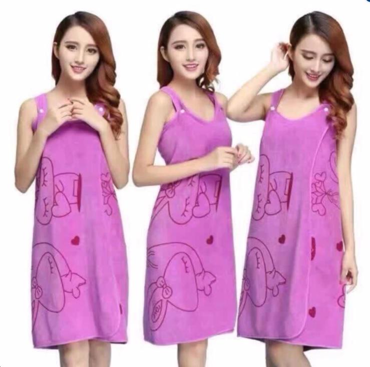 (LOẠI DÀY , TỐT) Khăn tắm kim áo choàng 2 trong 1 cao cấp,quyến rũ