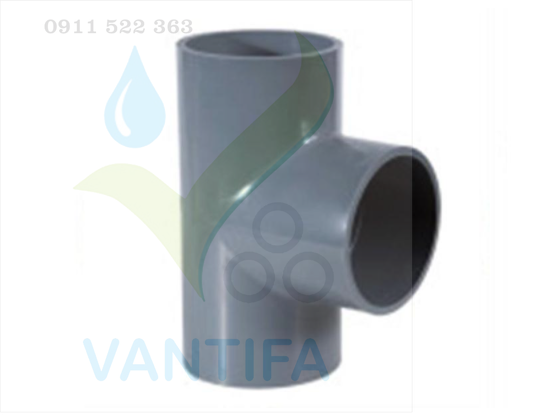 Tê nối ống u pvc 16, 21, 27, 34, 42, 49 mm dùng cho hệ thống nước, tưới cây