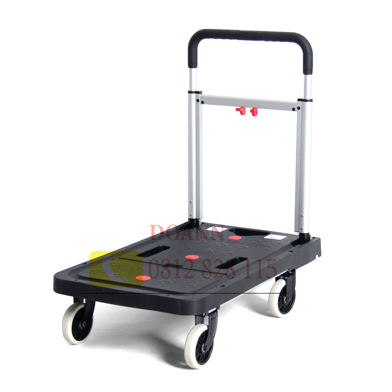Xe đẩy hàng 4 bánh gấp gọn