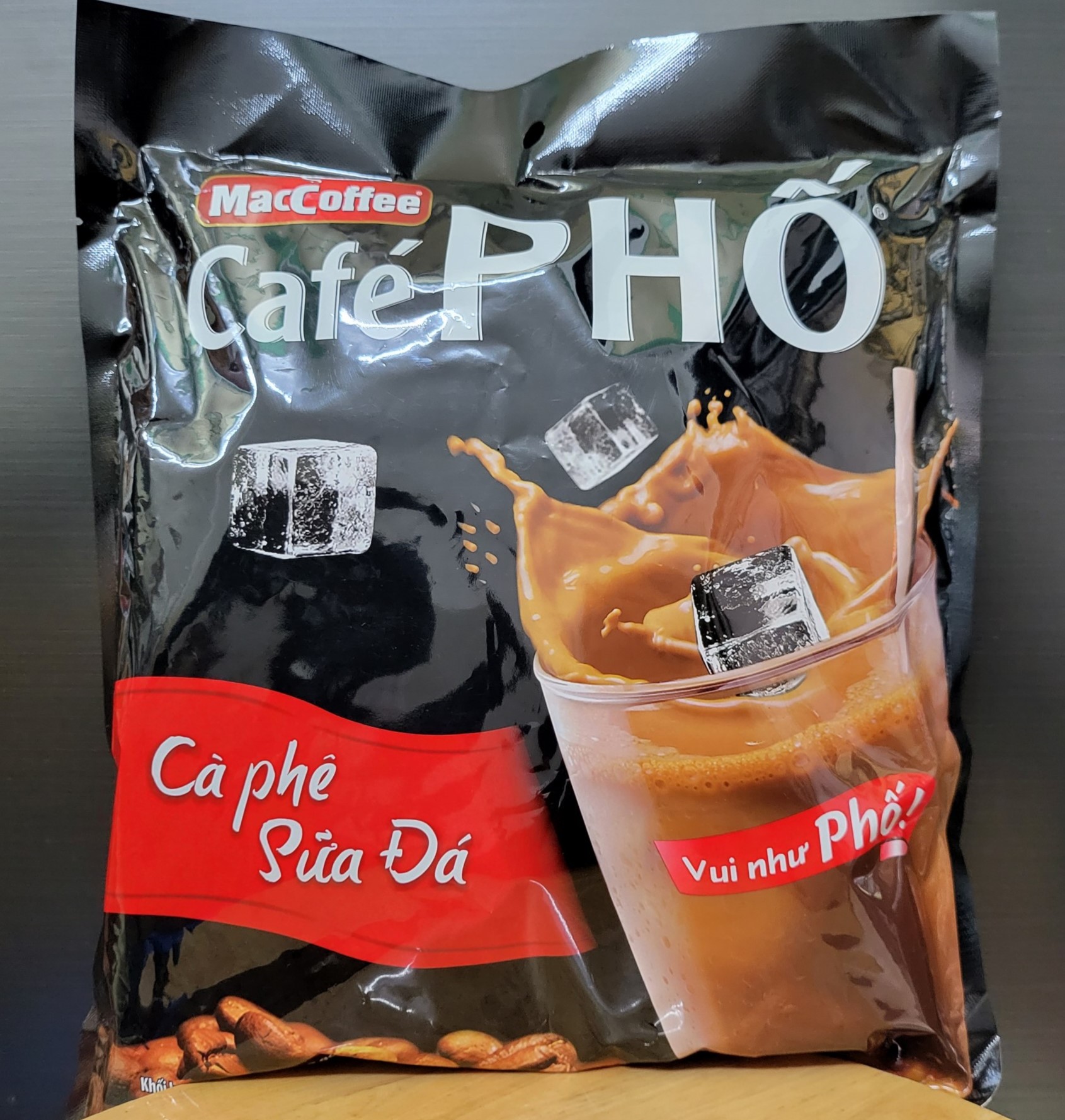TÚI ĐỎ - CAFÉ PHỐ 720g / 30 gói - CÀ PHÊ SỮA (Vui như Phố) MACCOFFEE 3 in 1 Coffee (HALAL)