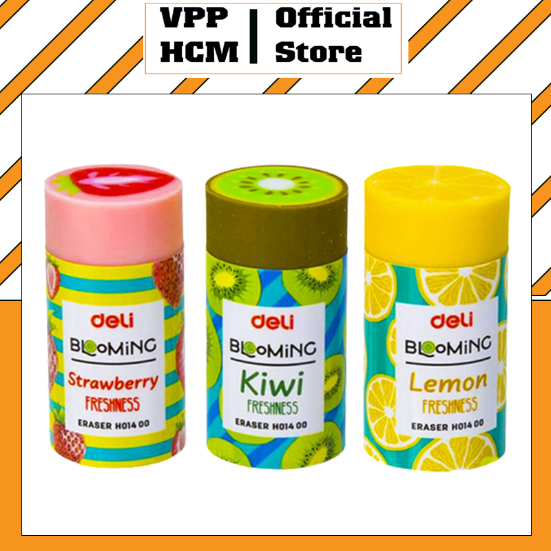1 cục gôm tẩy bút chì hình trái cây deli eh01400