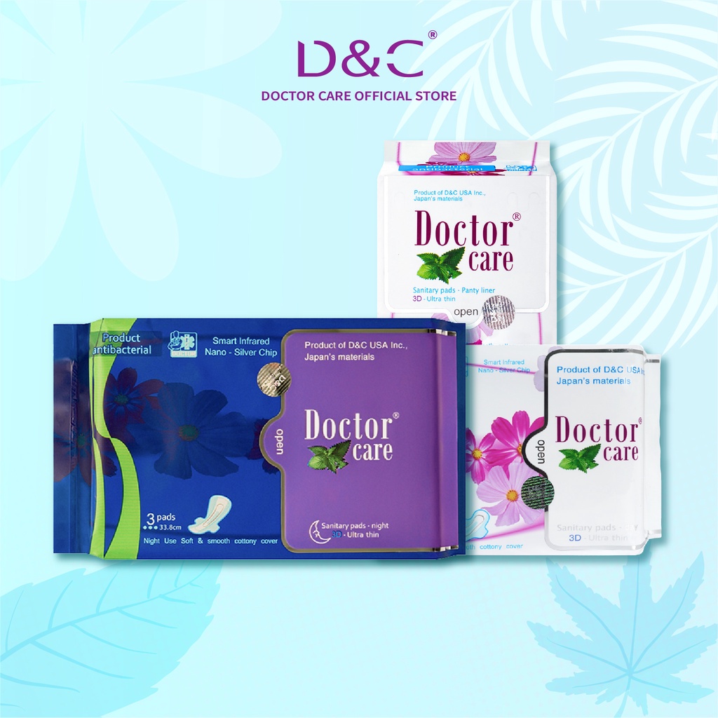 Băng vệ sinh thảo dược Doctor Care Combo chăm sóc toàn diện Ngày Đêm Hàng ngày