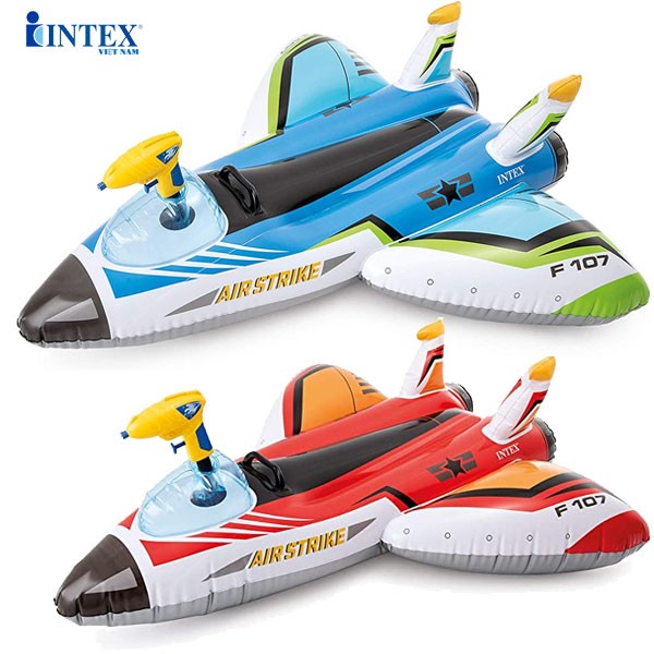 Phao bơi máy bay tặng s ú n g phun nước INTEX 57536