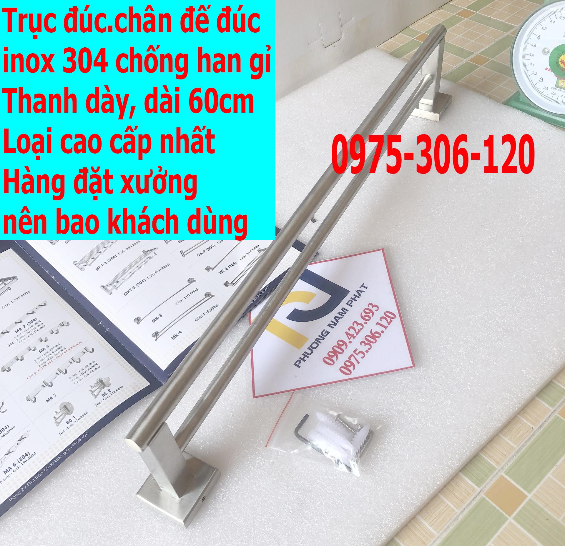 [HCM][LOẠI 1-TRỤC ĐÚC DÀY]Thanh treo khăn máng khăn tắm trong nhà tắm inox 304 MK6 MÁNG KHĂN ĐÔI TRỤC VUÔNG BAO DÀY ĐẸP VỮNG CHẮC