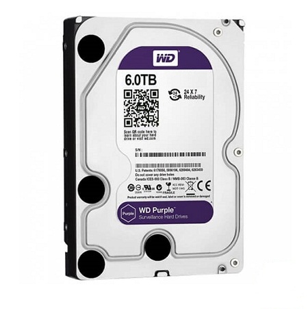 [HCM]Ổ cứng 6TB WD Purple  chuyên dụng chạy 24/24 cho Camera Nas Pc