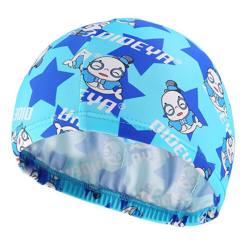Fsunshine trẻ em bé trai bé gái dễ thương in hoạt hình mũ bơi thoải mái