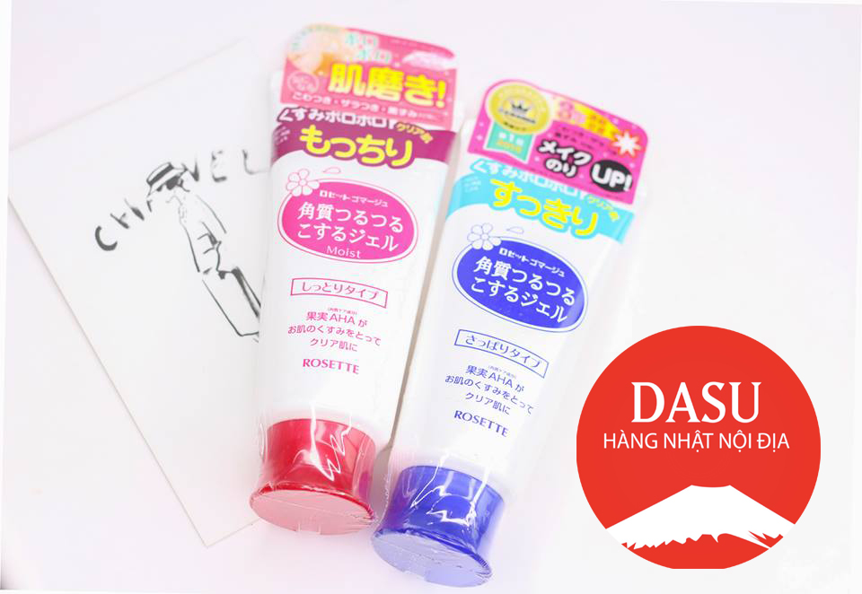 [HCM]gel Tẩy da chết Rosette Peeling Gel 120g nhật bản nội địa dùng siêu thích