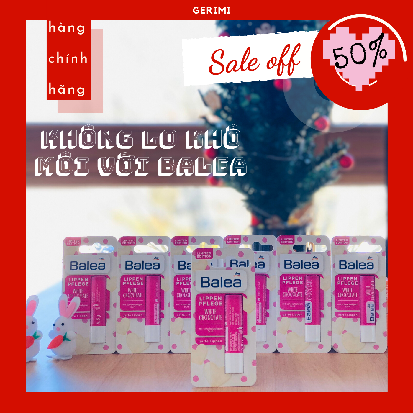 Dưỡng môi balea white chocolate màu chocolate - dưỡng môi balea - son dưỡng môi chuẩn hàng đức - mỹ phẩm đức