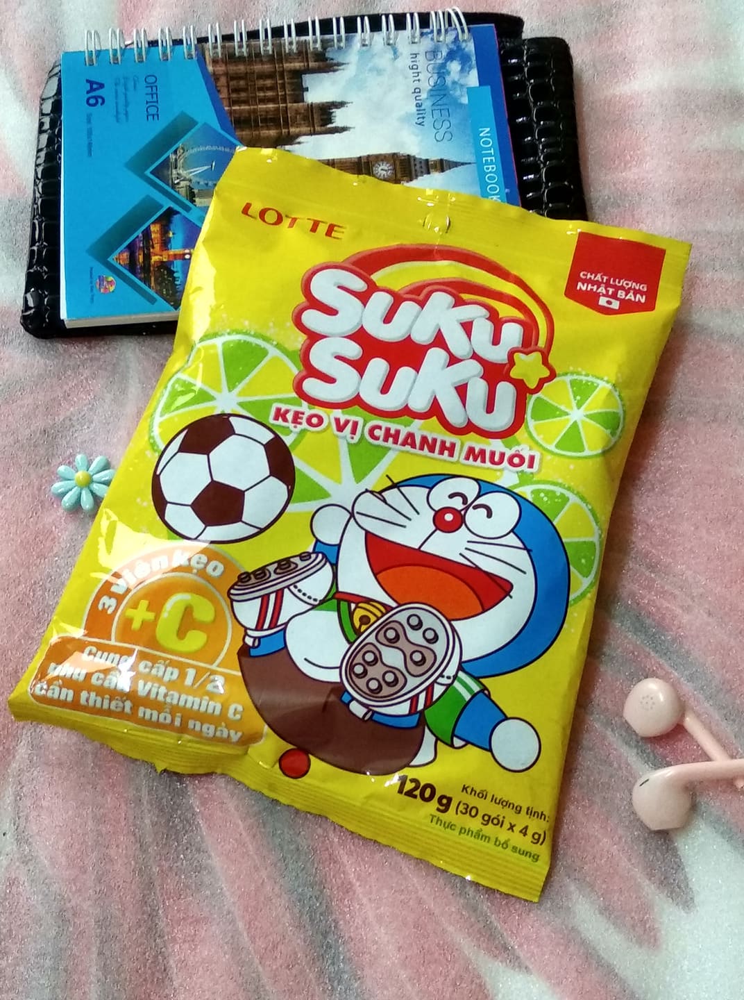 Kẹo SukuSuku vị chanh muối (120g)