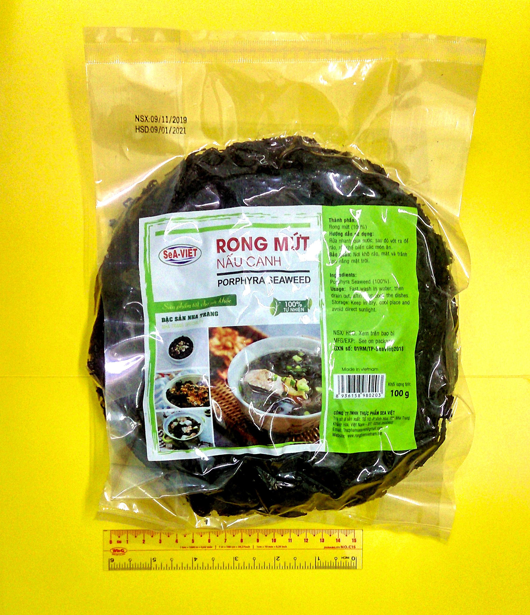 Rong mứt nấu canh Sea Việt 100g - Mắt sáng ngừa loãng xương tốt cho tim mạch