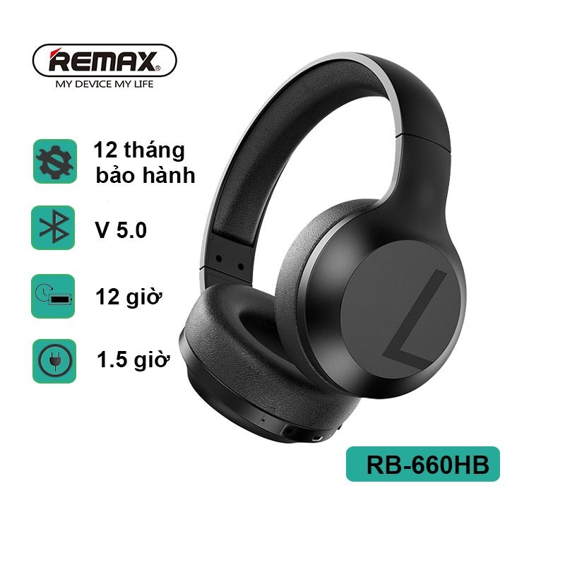 Tai nghe bluetooth chụp tai không dây remax rb-660hb