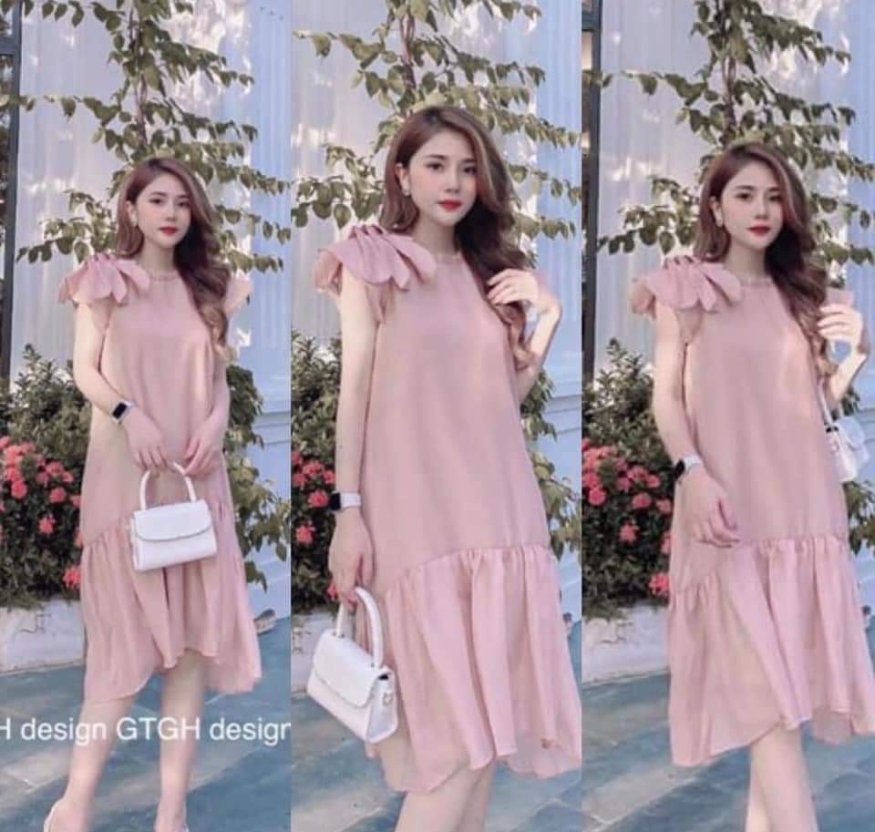 Đầm bầu xinh mẫu thiết kế mới-váy bầu giá rẻ