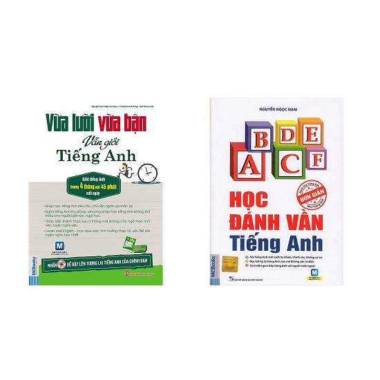 Sách - combo 2 sách học đánh vần tiếng anh và vừa lười vừa bận vẫn giỏi tiếng anh tặng video hack não 6000 từ vựng
